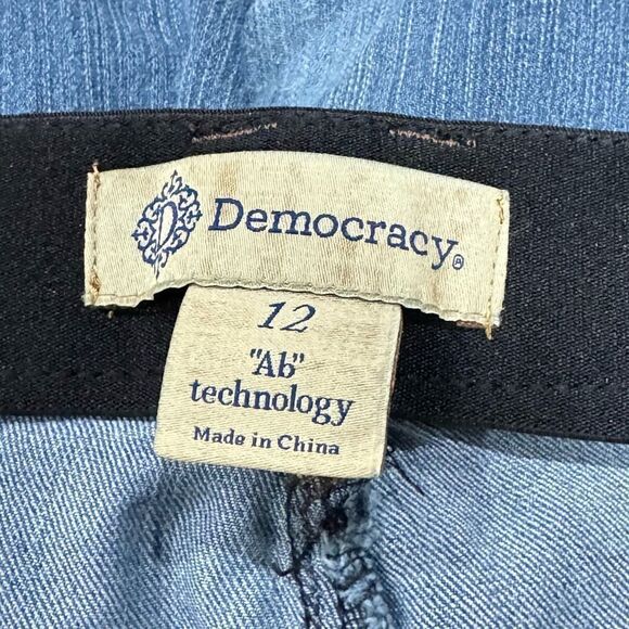 Democracy AB Technology Skinny Jeans Women’s 12 - Picture 2 of 3